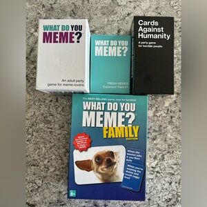 What Do You Meme and Cards Against Humanity
